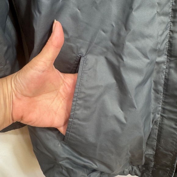 Vintage London Fog Rain Jacket Womens Size 14 Gray Hooded Waterproof - Picture 2 of 8